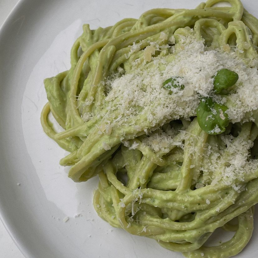 Pasta con pesto di rucola