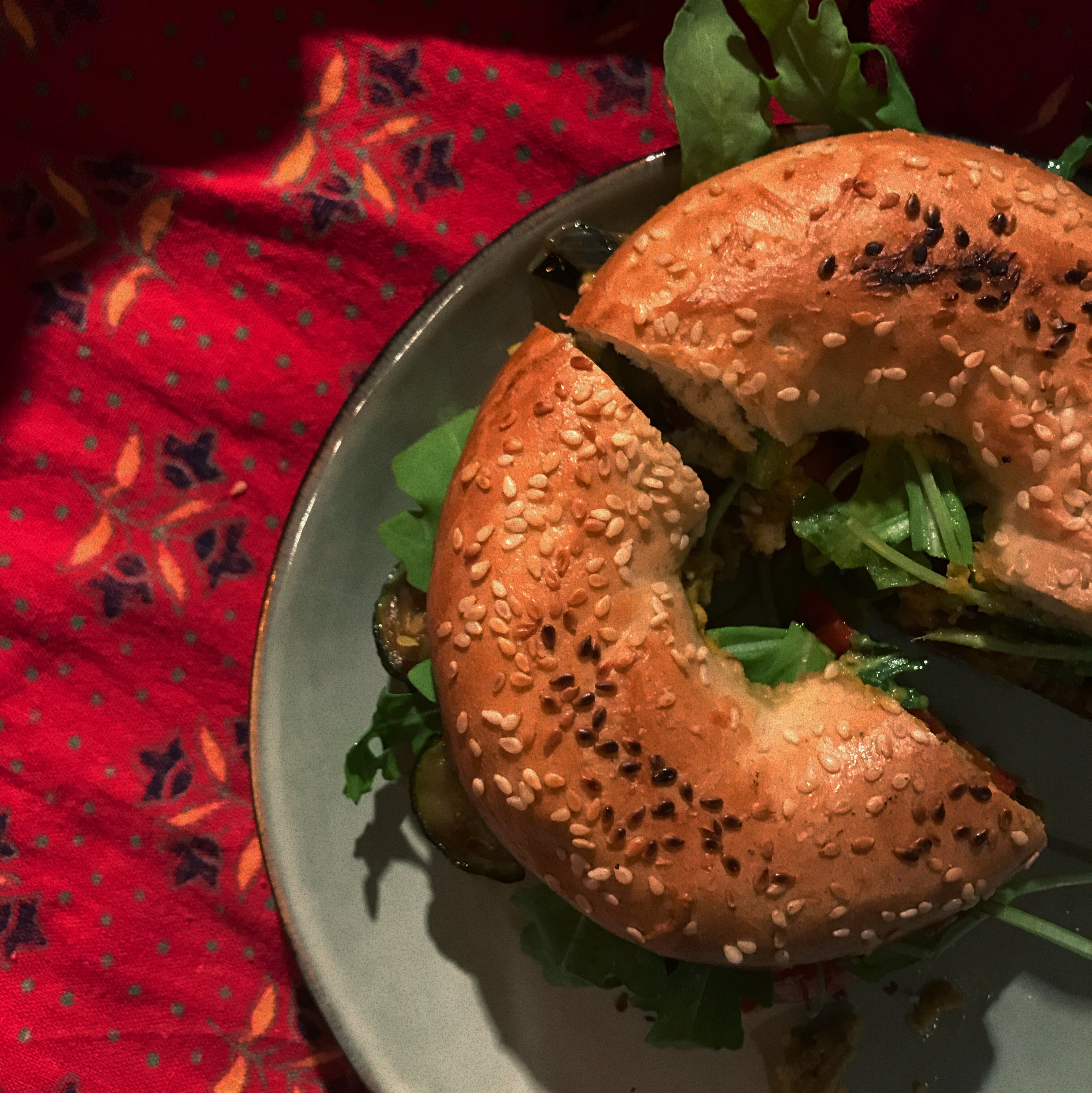 Orientalischer Bagel