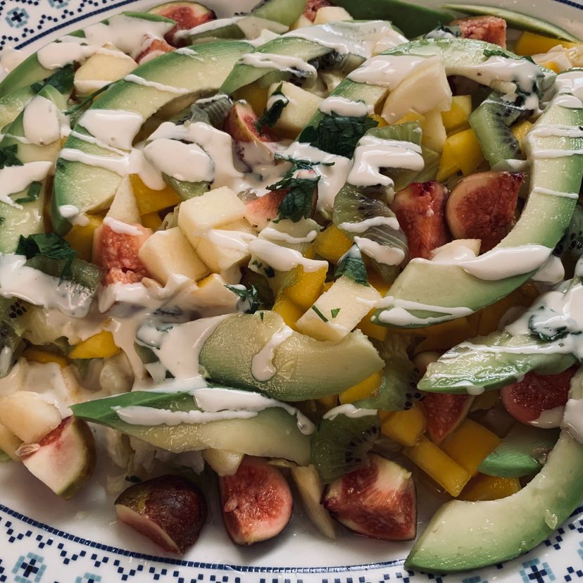 Chicken fruit salad