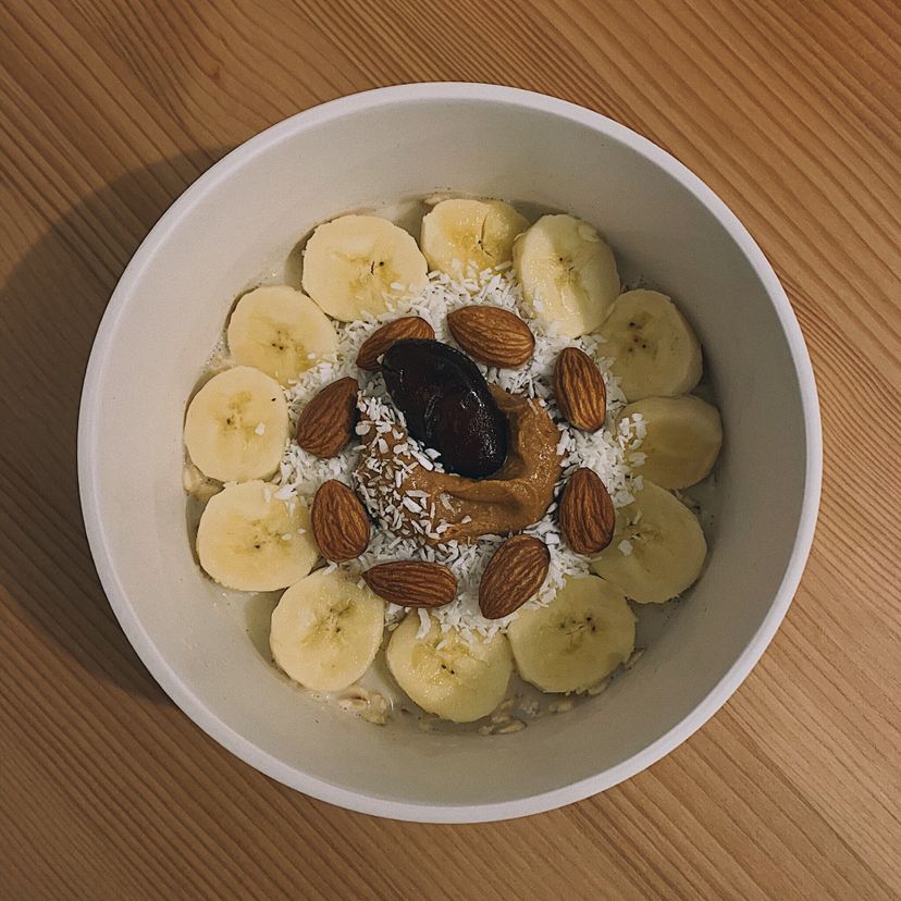 Overnight Oats (Banane-Erdnussbutter)