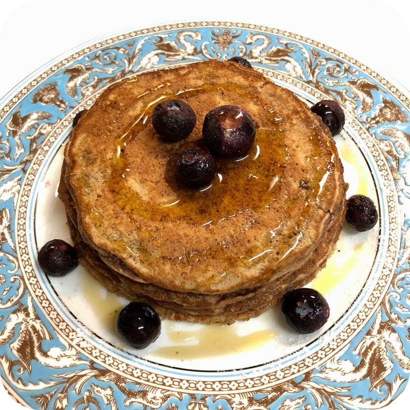 Oatmeal protein pancake