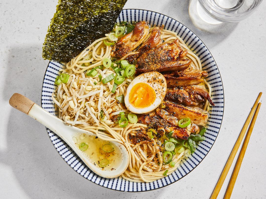Easy shoyu ramen with chicken