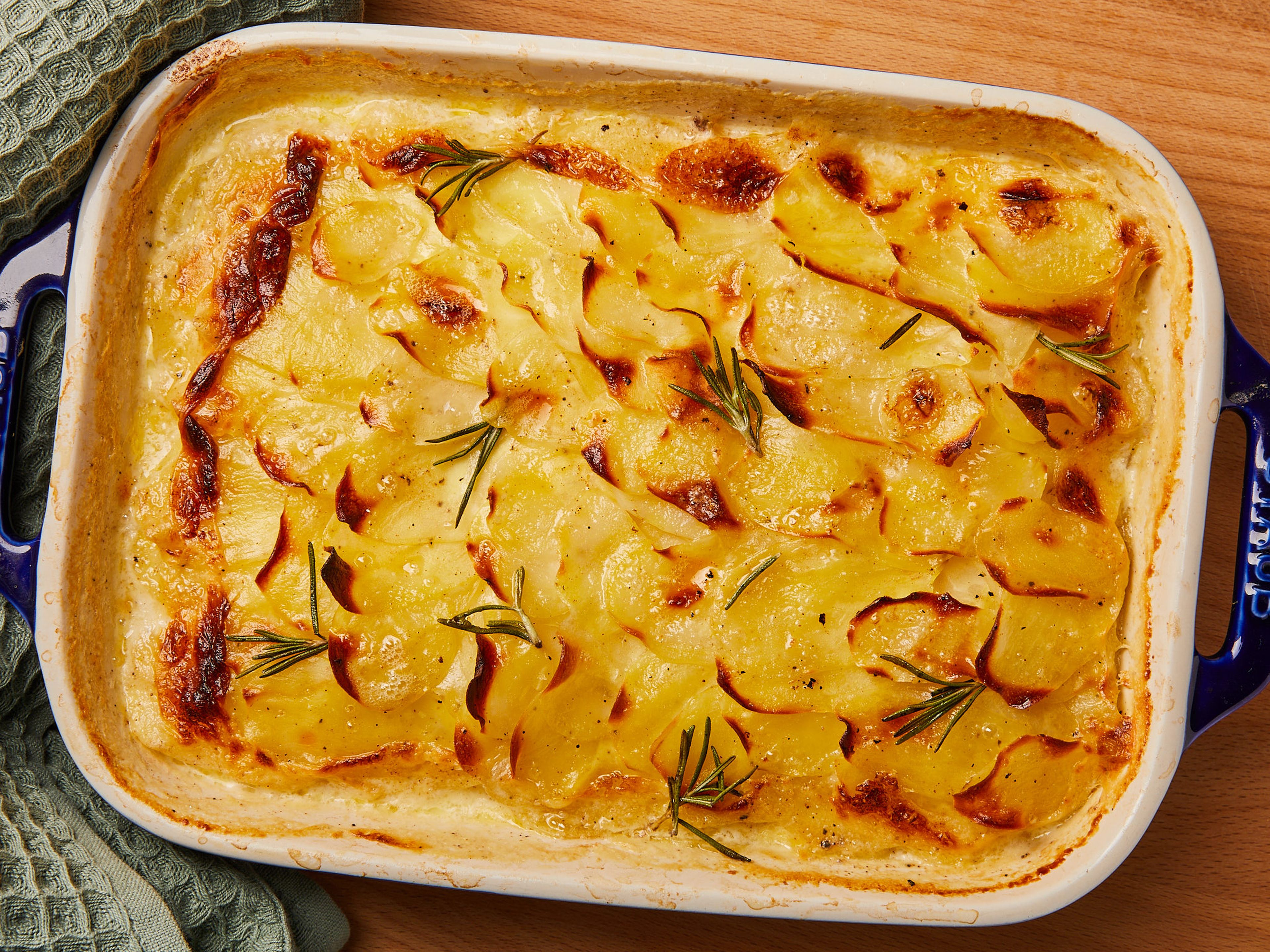 Einfaches Kartoffelgratin