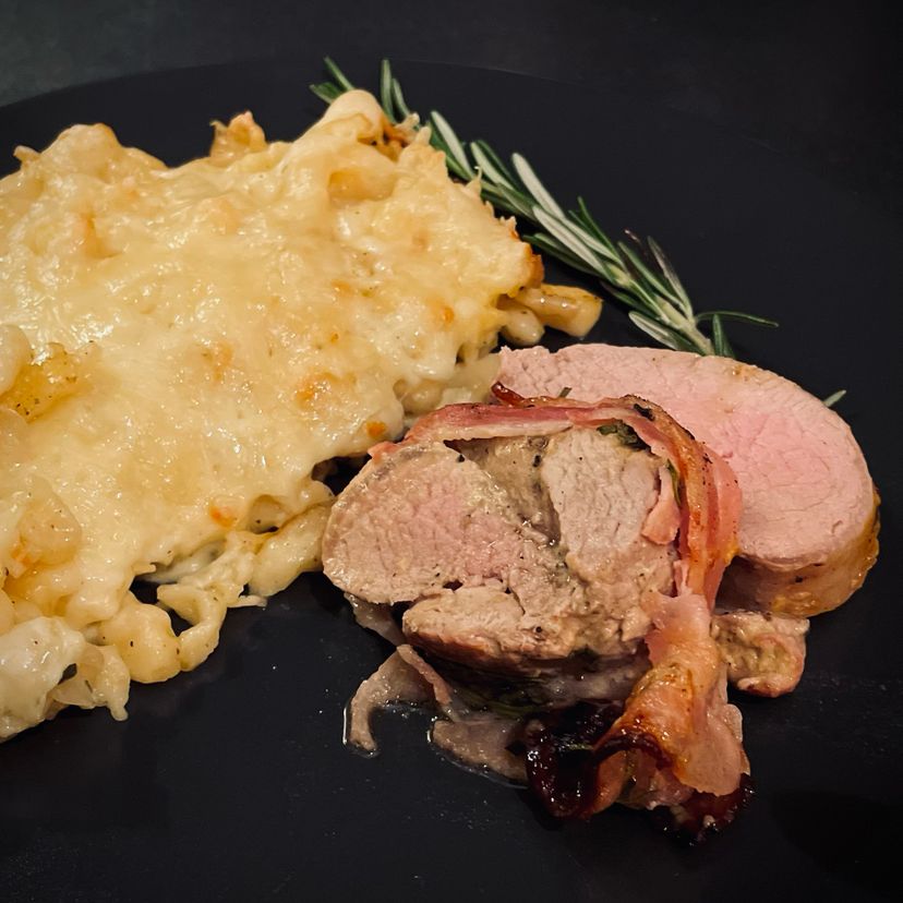 Schweinelendchen im Speckmantel