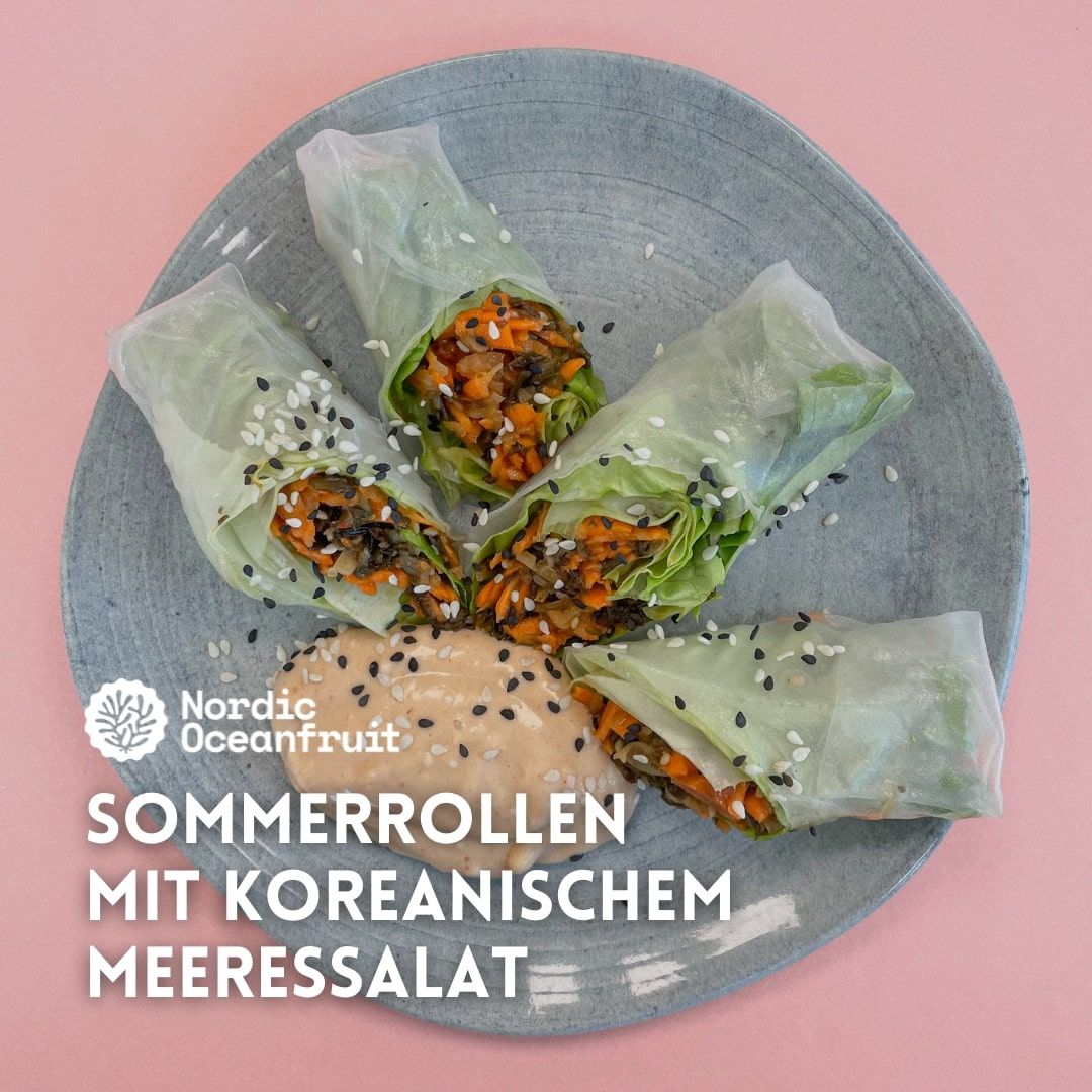 Sommerrolle mit Koreanischem Algensalat von OCEANFRUIT