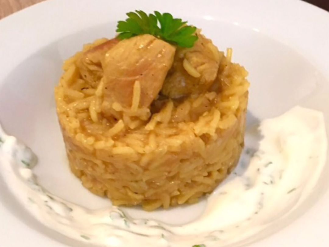 Middle-eastern rice curry